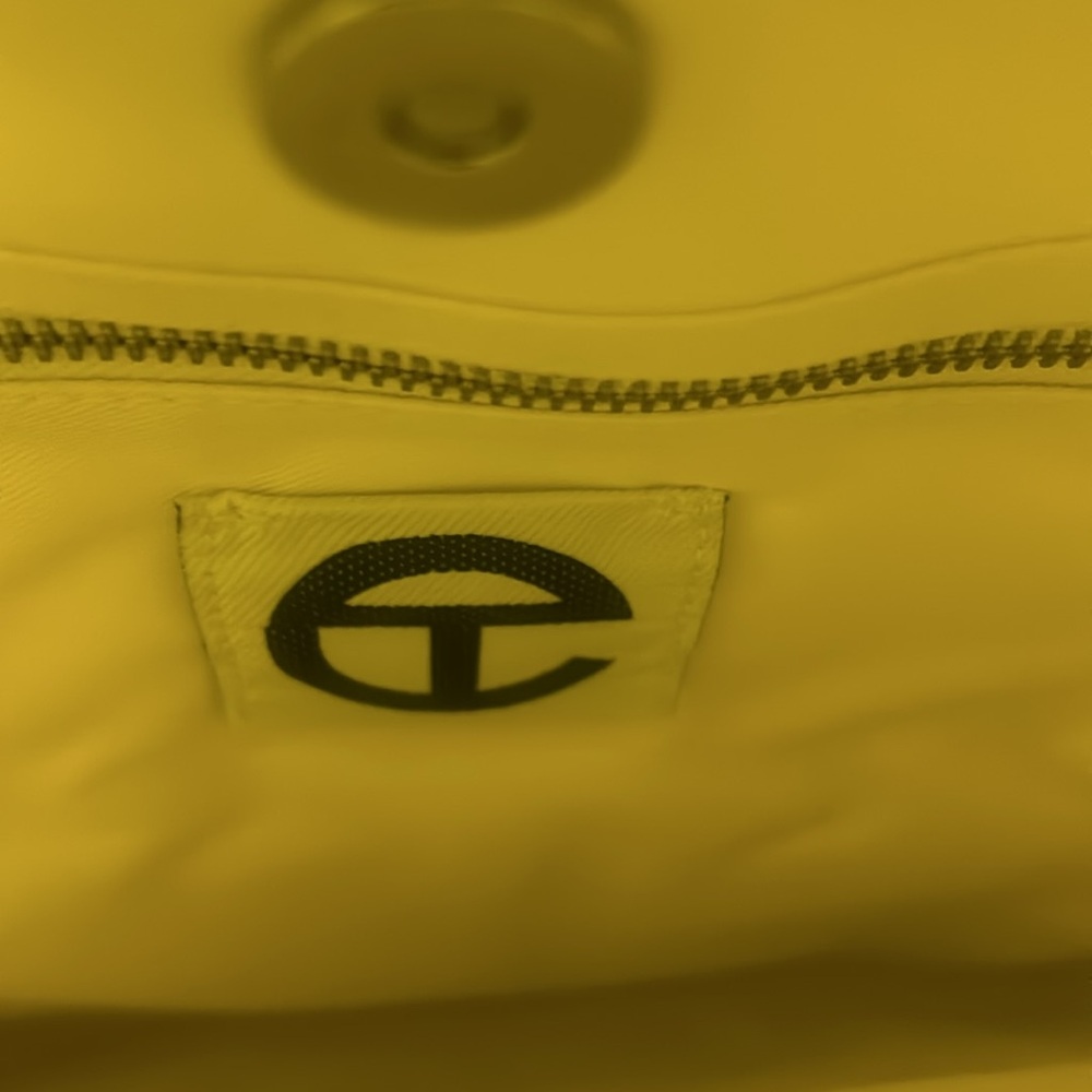 Telfar LARGE Highlighter Yellow Tote Bag - Picture 2 of 4